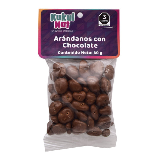 Arandano Con Chocolate 80 G (Caja 12) (KUKUL NAT)