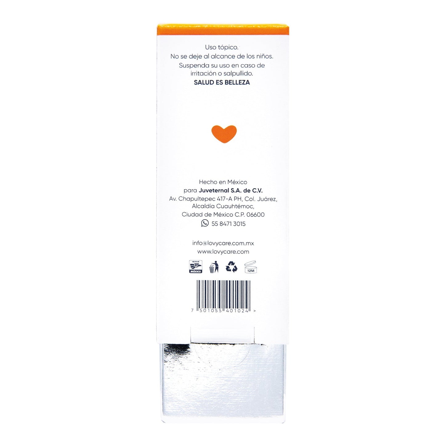Acido Hialuronico Con Vitamina C 30 Mililitros (LOVY CARE)