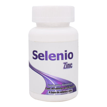 Selenio Zinc 90 Tabletas (DOS MUNDOS)