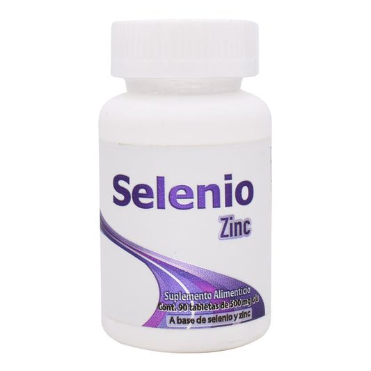 Selenio Zinc 90 Tabletas (DOS MUNDOS)