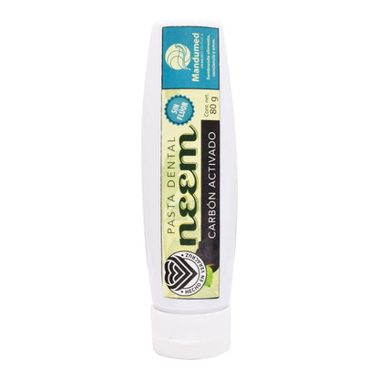 Pasta Dental Con Neem Y Carbon Activado 80 G (MANDUMED)