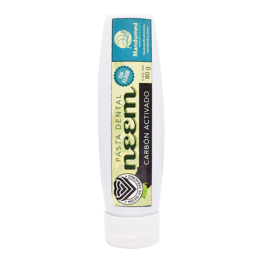 Pasta Dental Con Neem Y Carbon Activado 80 G (MANDUMED)