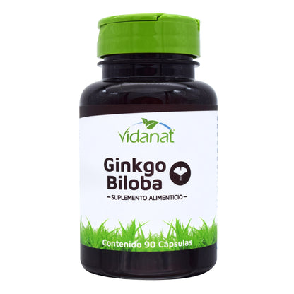 Ginkgo Biloba 90 Cápsulas (VIDANAT/VITAMINAS)