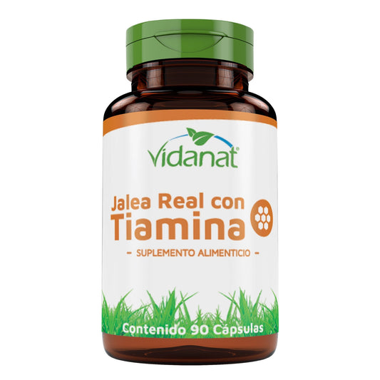 Jalea Real Con Tiamina (Energinat) 90 Cápsulas (VIDANAT/VITAMINAS)