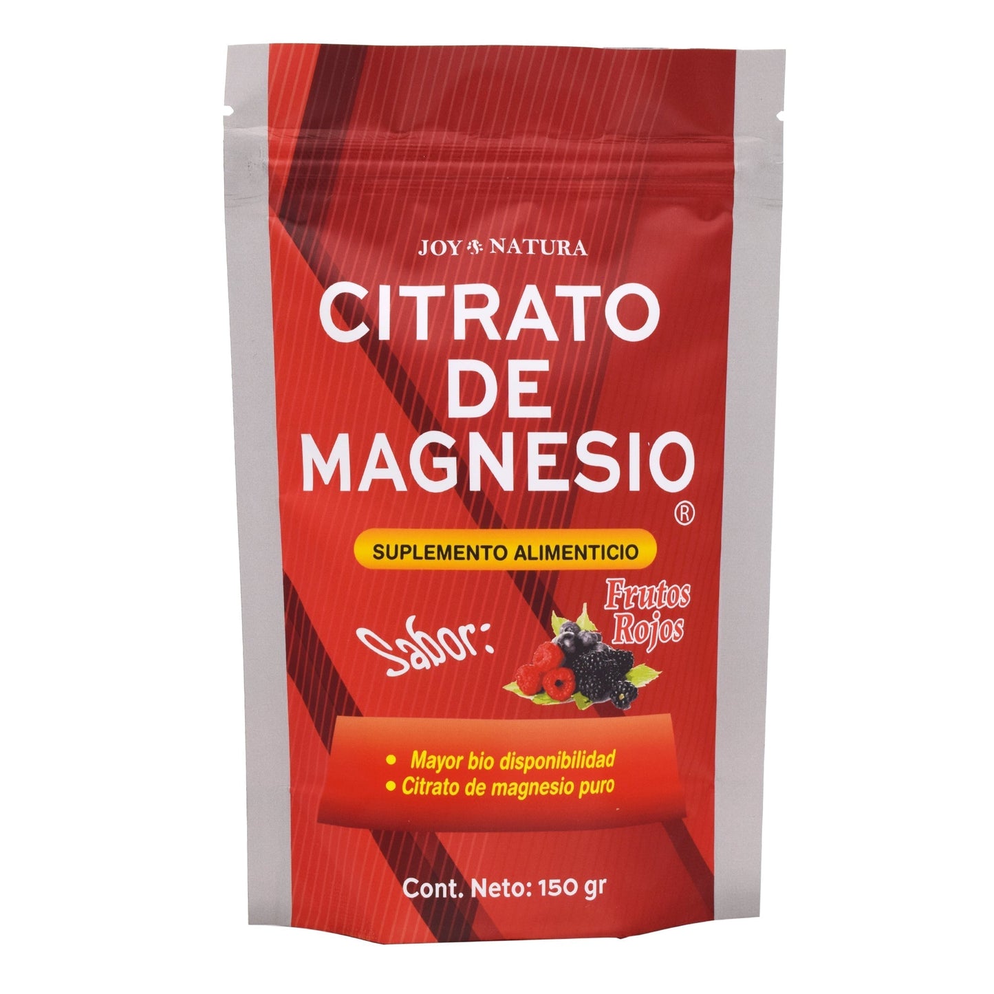 Citrato De Magnesio Sab Frutos Rojos 150 G (JOY NATURA)