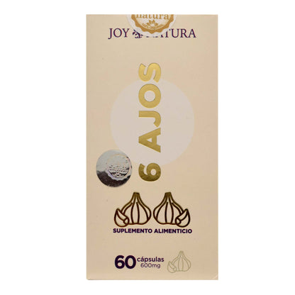 6 Ajos 60 Cápsulas (JOY NATURA)