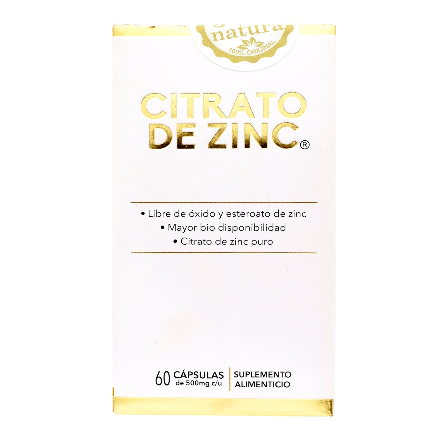 Citrato De Zinc 60 Cápsulas (JOY NATURA)