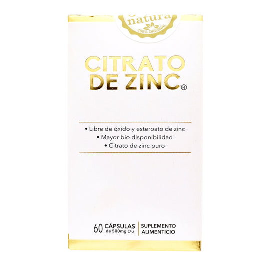 Citrato De Zinc 60 Cápsulas (JOY NATURA)