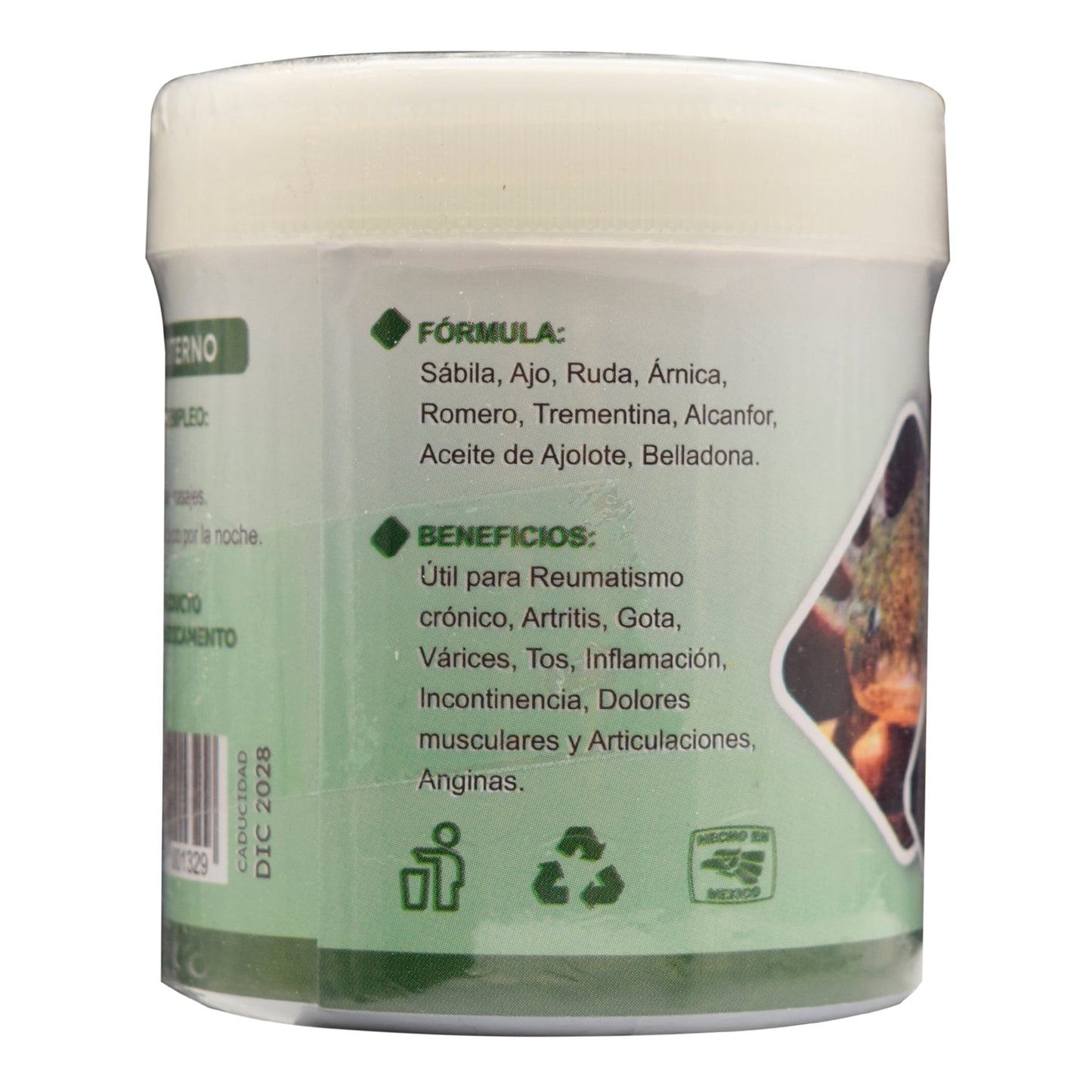 Unguento De Ajolote 125 G (FLOR DE LOTO)