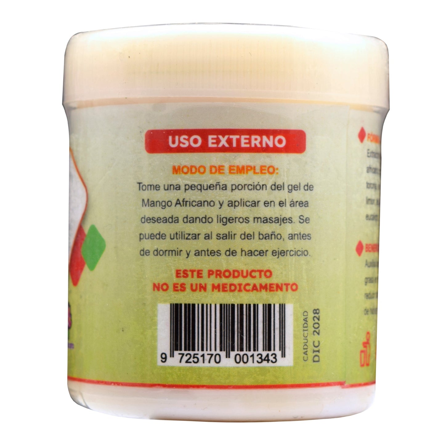 Gel De Mango Africano 170 G (FLOR DE LOTO)