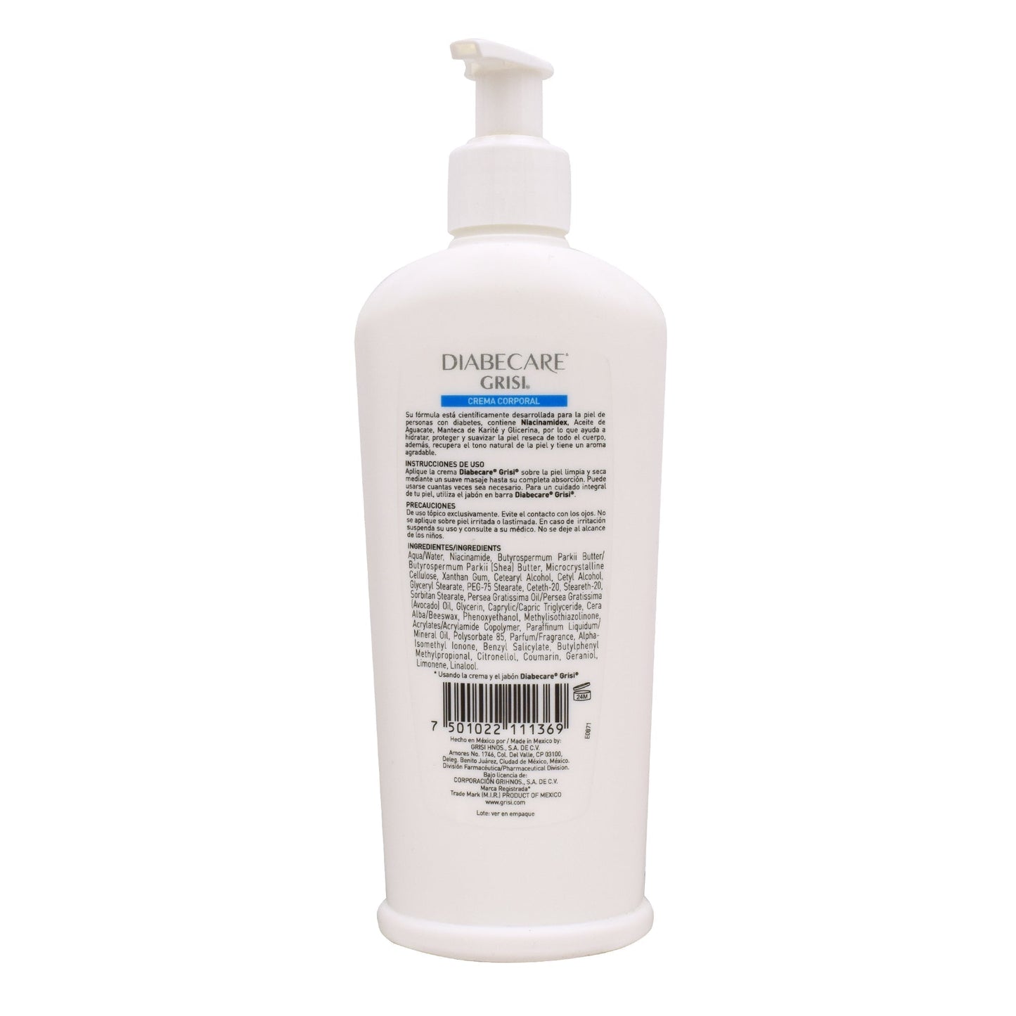 Crema Corporal Diabecare 250 Mililitros (CREMA DEABECARE)