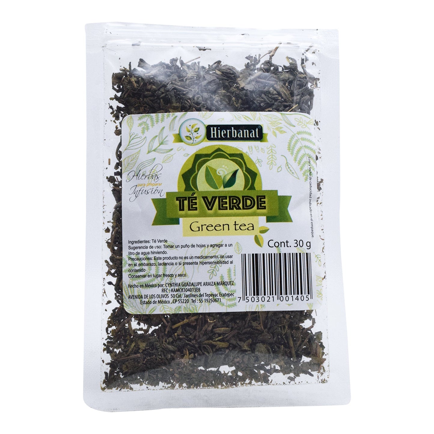 Te Verde En Hoja 30 G (HIERBANAT)