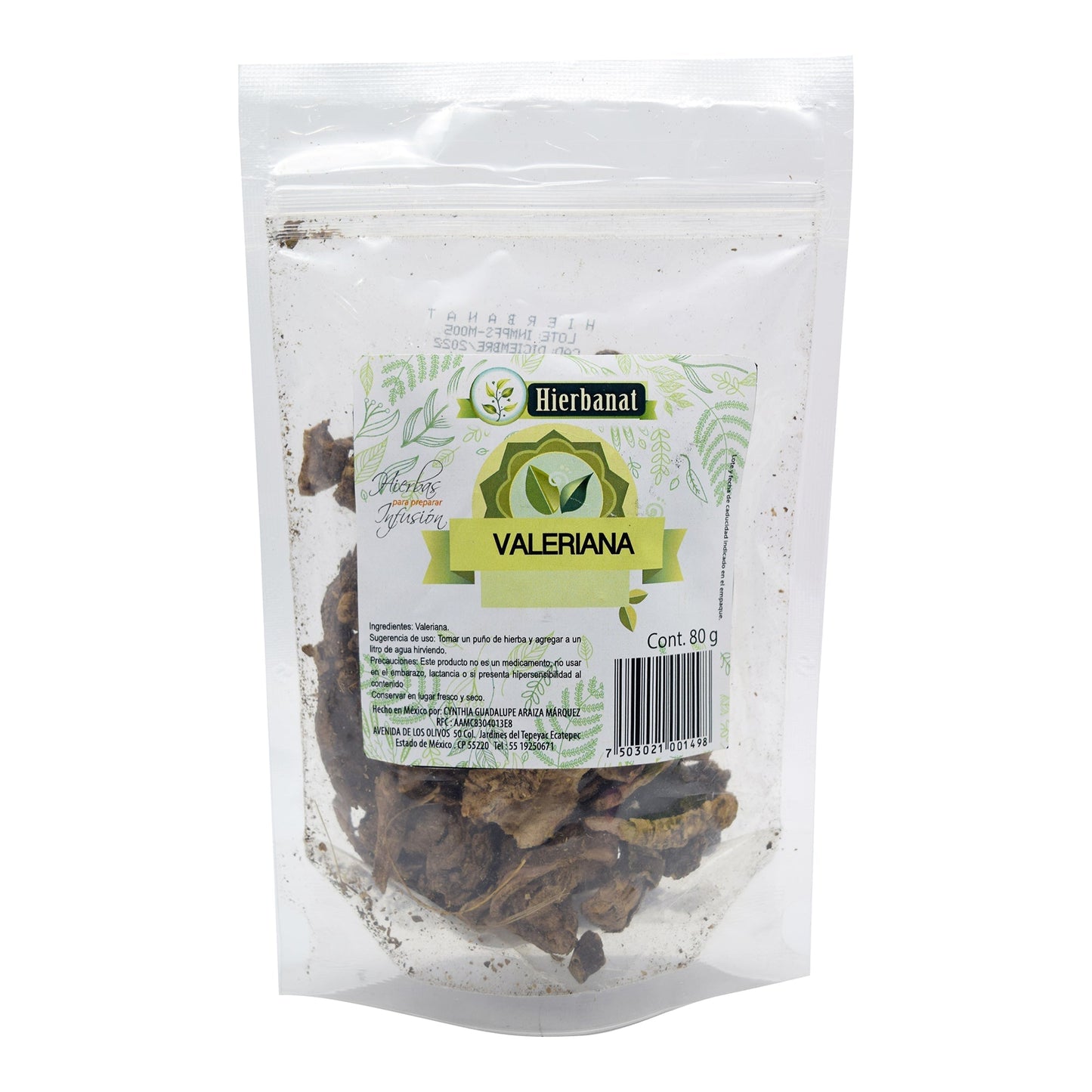 Valeriana 80 G (HIERBANAT)