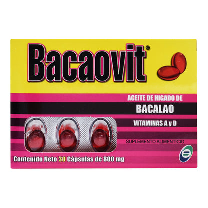 Bacaovit 30 Cápsulas (B.Q.M)