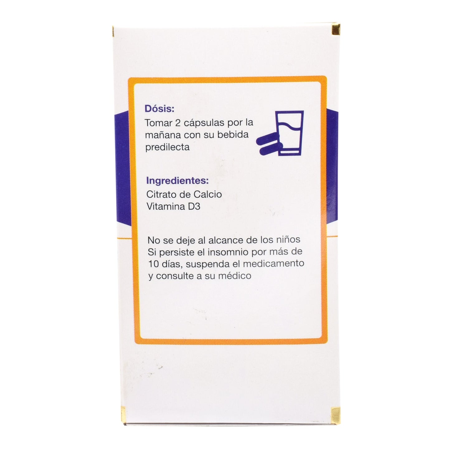 Citrato De Calcio Vitamina D3 60 Cápsulas (JOY NATURA)