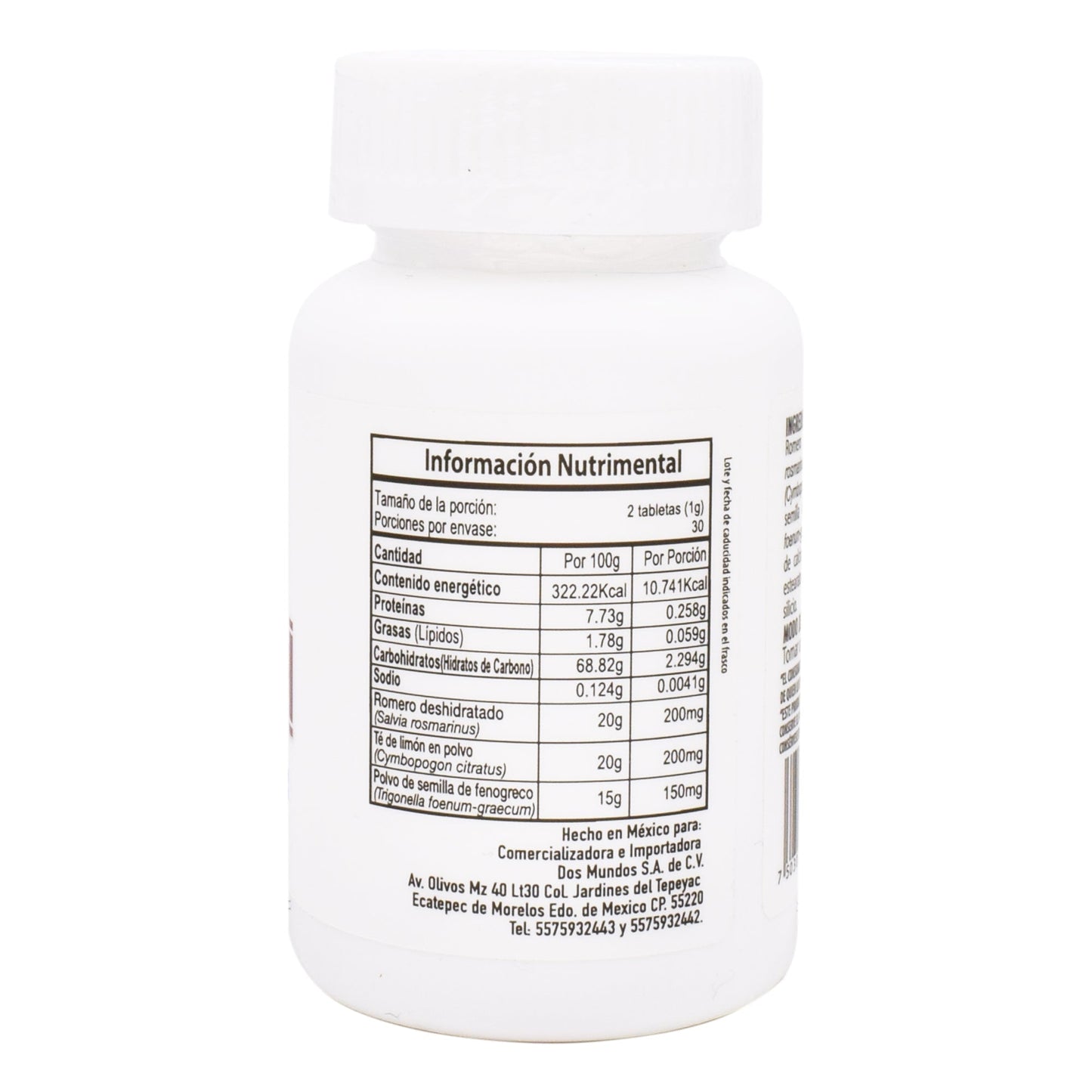 Romero 60 Tabletas (DOS MUNDOS)