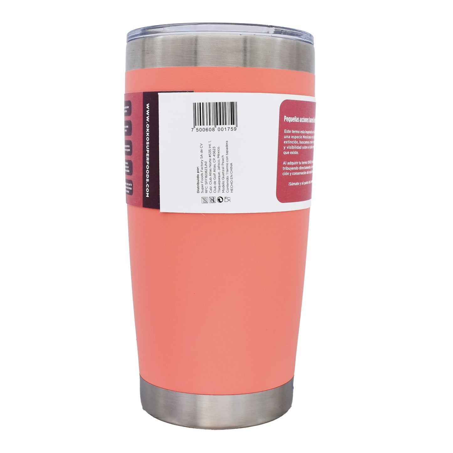 Termo Quetzal Salmon 1 Pz (OKKO SUPER FOODS)