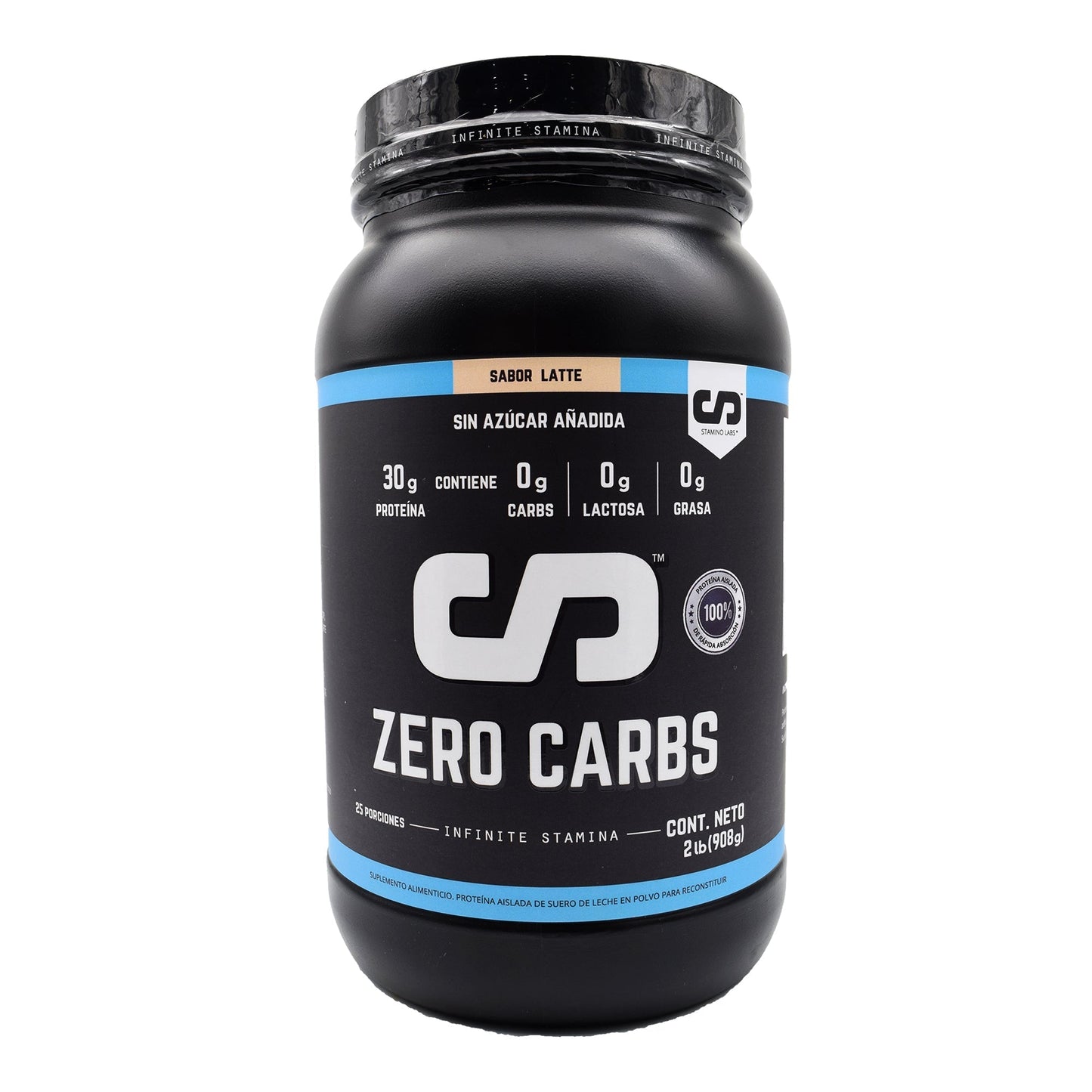 Proteina Zero Carbs Latte 2 Lb (STAMINO LABS)