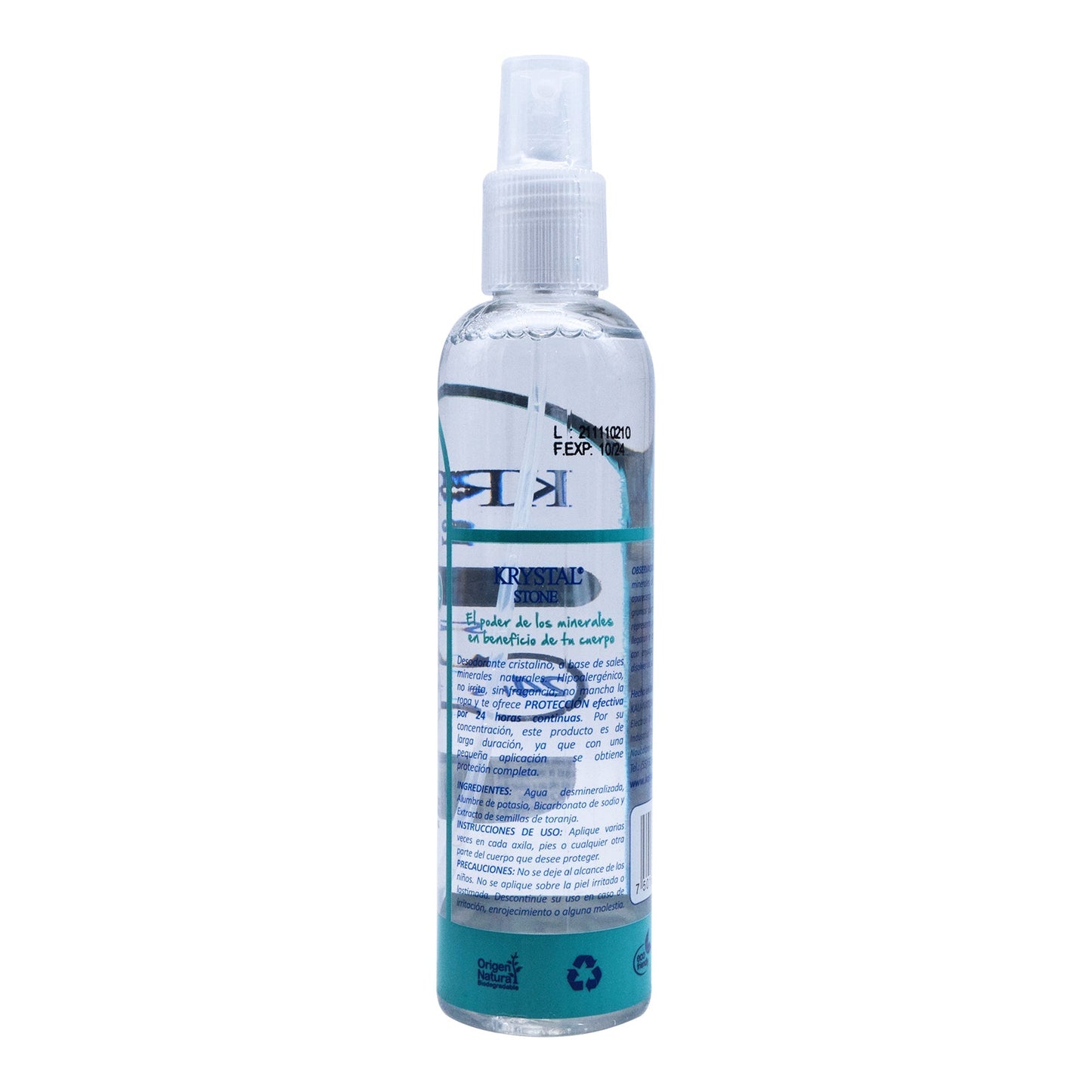 Desodorante Liquido Neutro 250 Mililitros (KRYSTAL STONE)