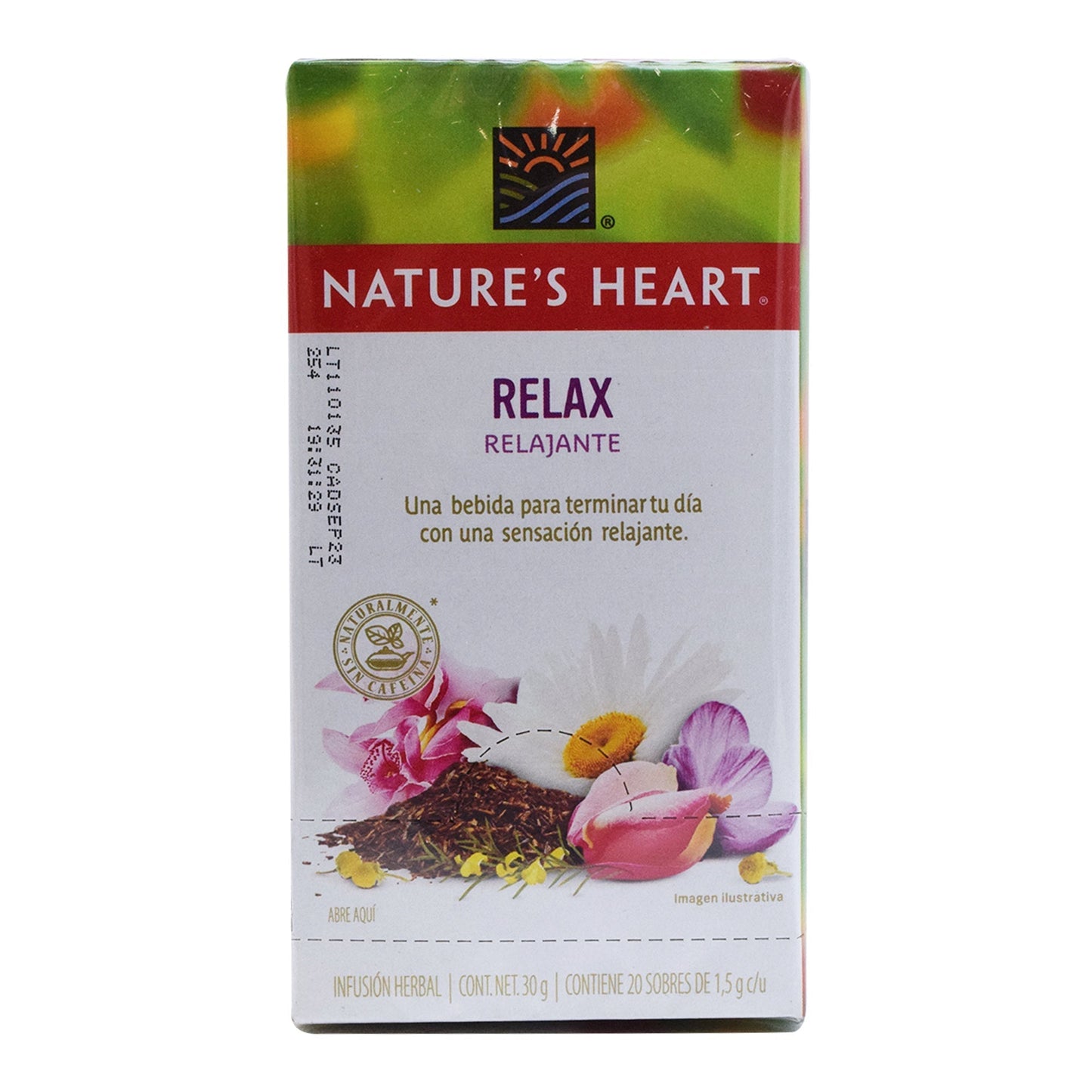 Te Relajante Lavanda Petalos De Rosa 35 G (NATURES HEART)