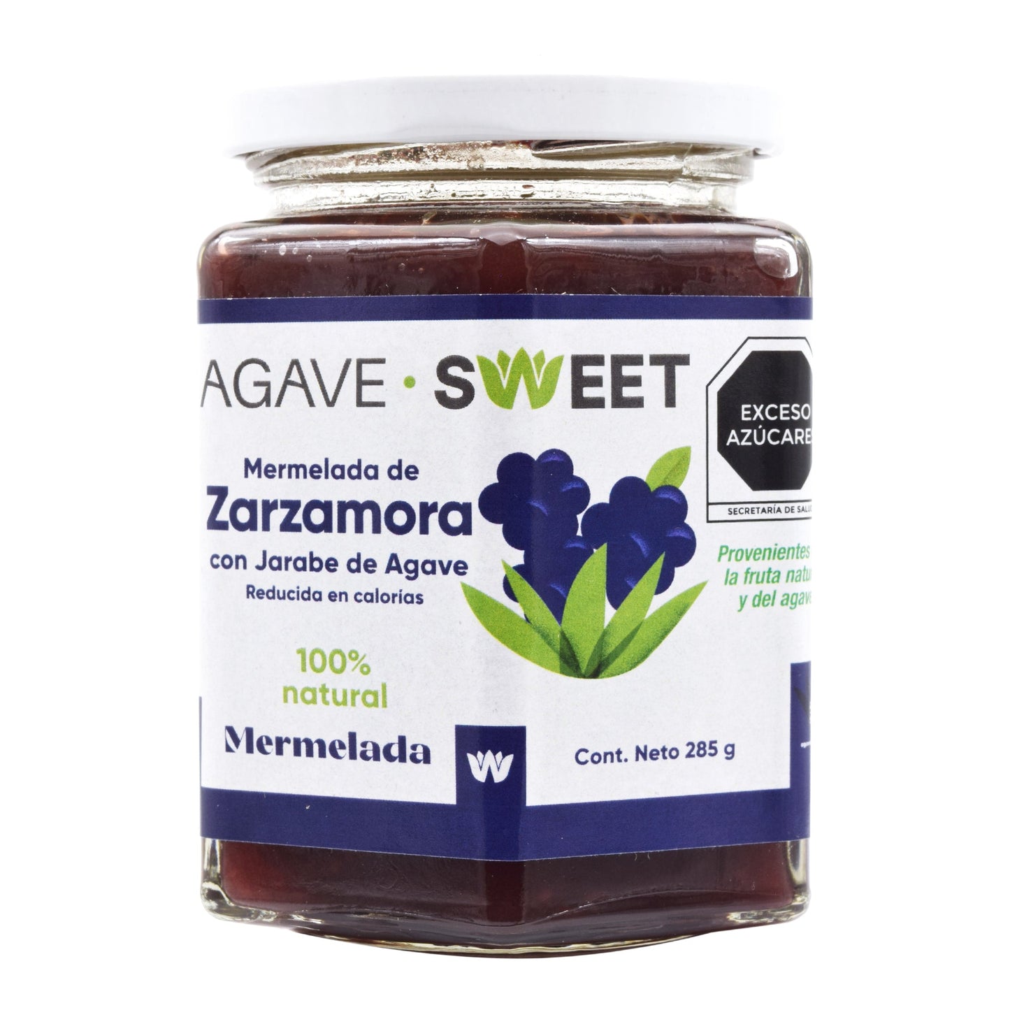 Mermelada De Zarzamora 285 G (AGAVE SWEET)