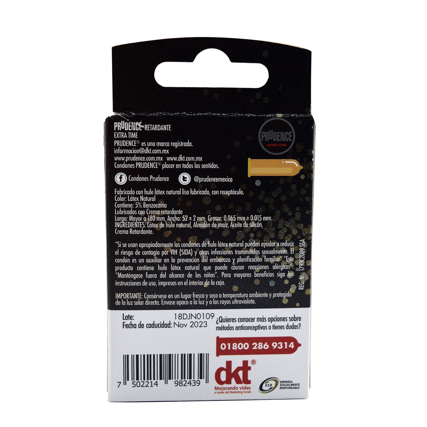 Condones Prudence Extra Time 3 Pzas (PRUDENCE)