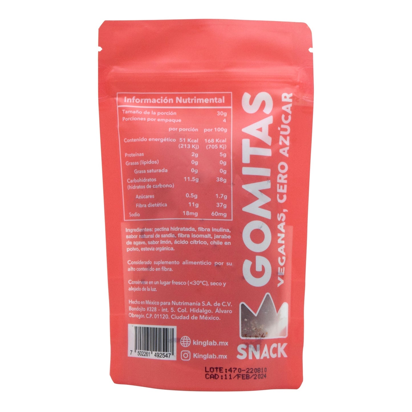 Gomitas Sab Sandia Con Chile 120 G (KING LAB)