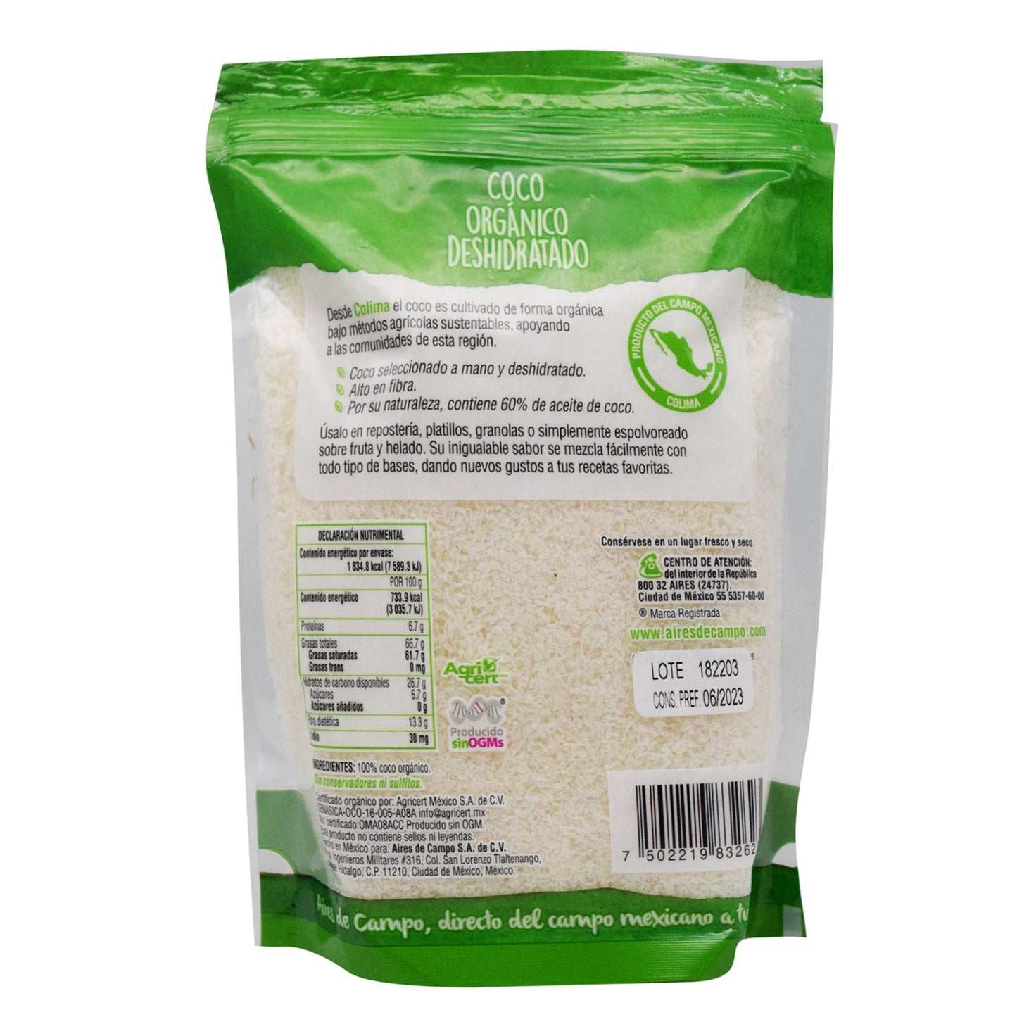 Coco Deshidratado 250 G (AIRES DE CAMPO)