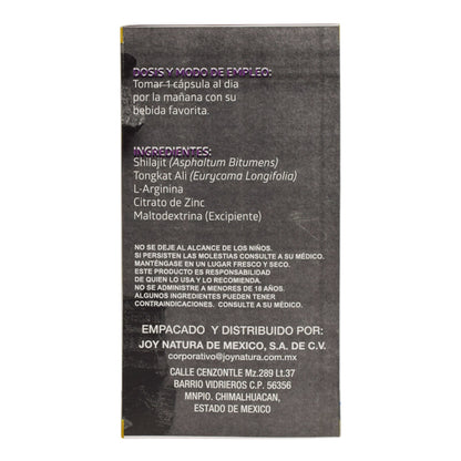 Shilajit Men 30 Cápsulas (JOY NATURA)