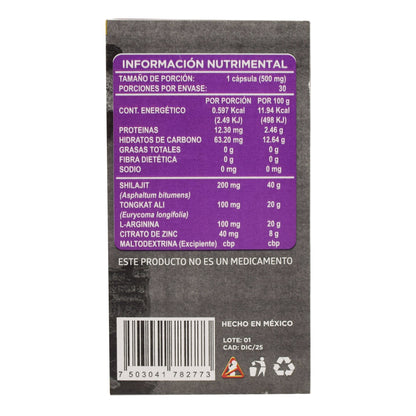 Shilajit Men 30 Cápsulas (JOY NATURA)