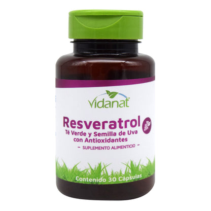 Resveratrol 30 Cápsulas (VIDANAT/VITAMINAS)