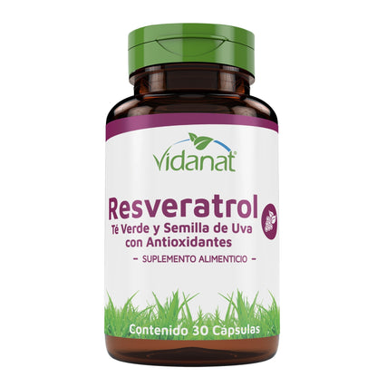 Resveratrol 30 Cápsulas (VIDANAT/VITAMINAS)