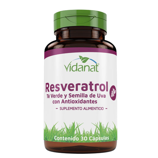 Resveratrol 30 Cápsulas (VIDANAT/VITAMINAS)