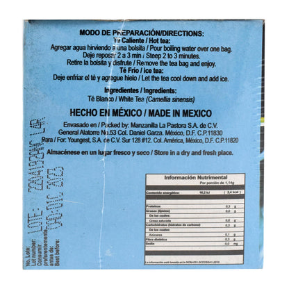 Te Blanco 25 Sob (LA PASTORA)