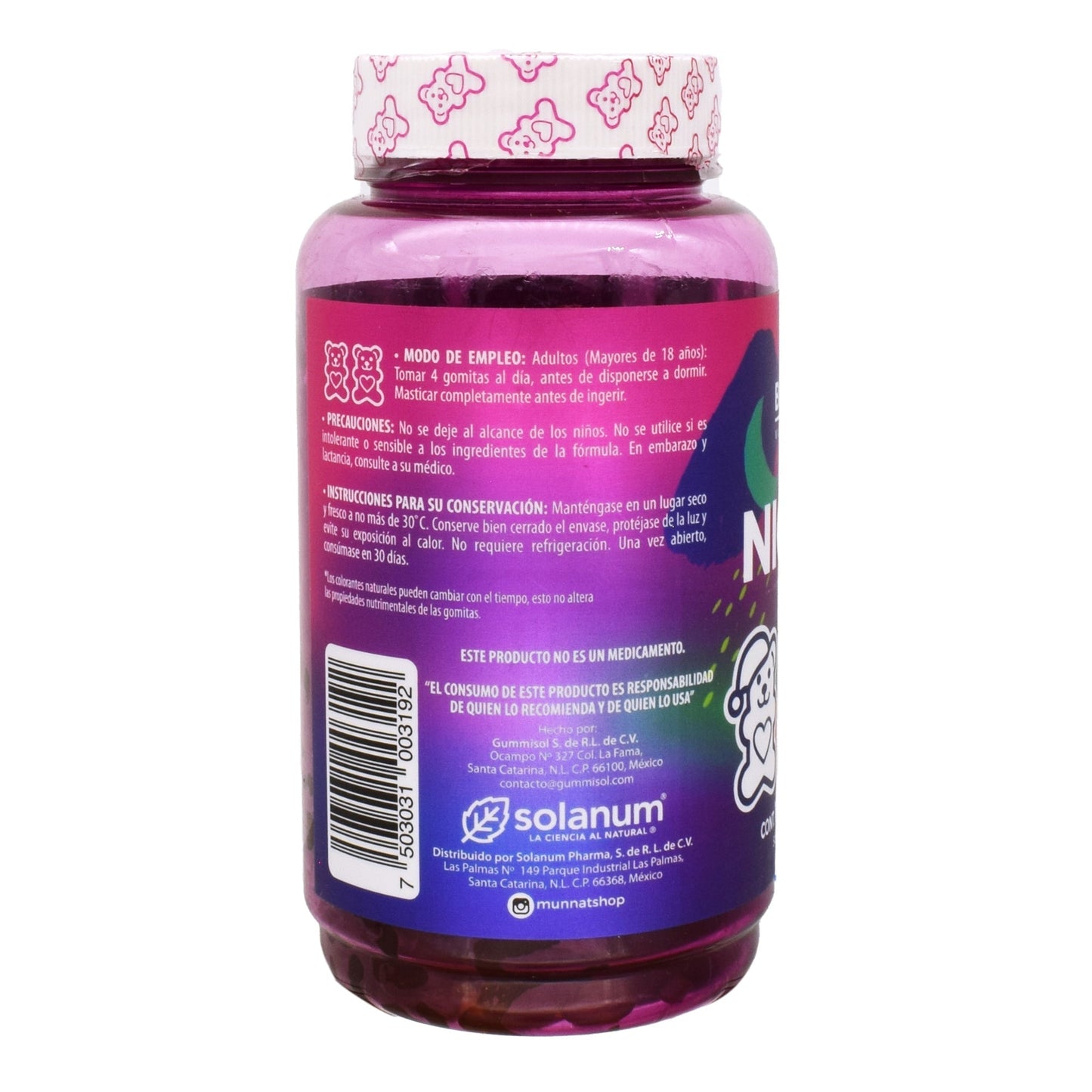 Gomitas Con Pasiflora Sab Naranja 280 G (BELABEAR)