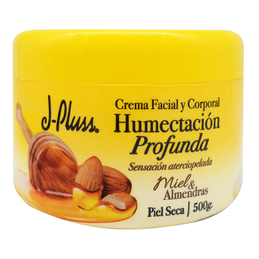 Crema Miel Y Almendras 500 G (JPLUSS)