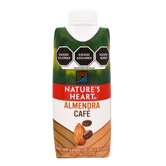 Bebida De Almendra Cafe 330 Mililitros (NATURES HEART)