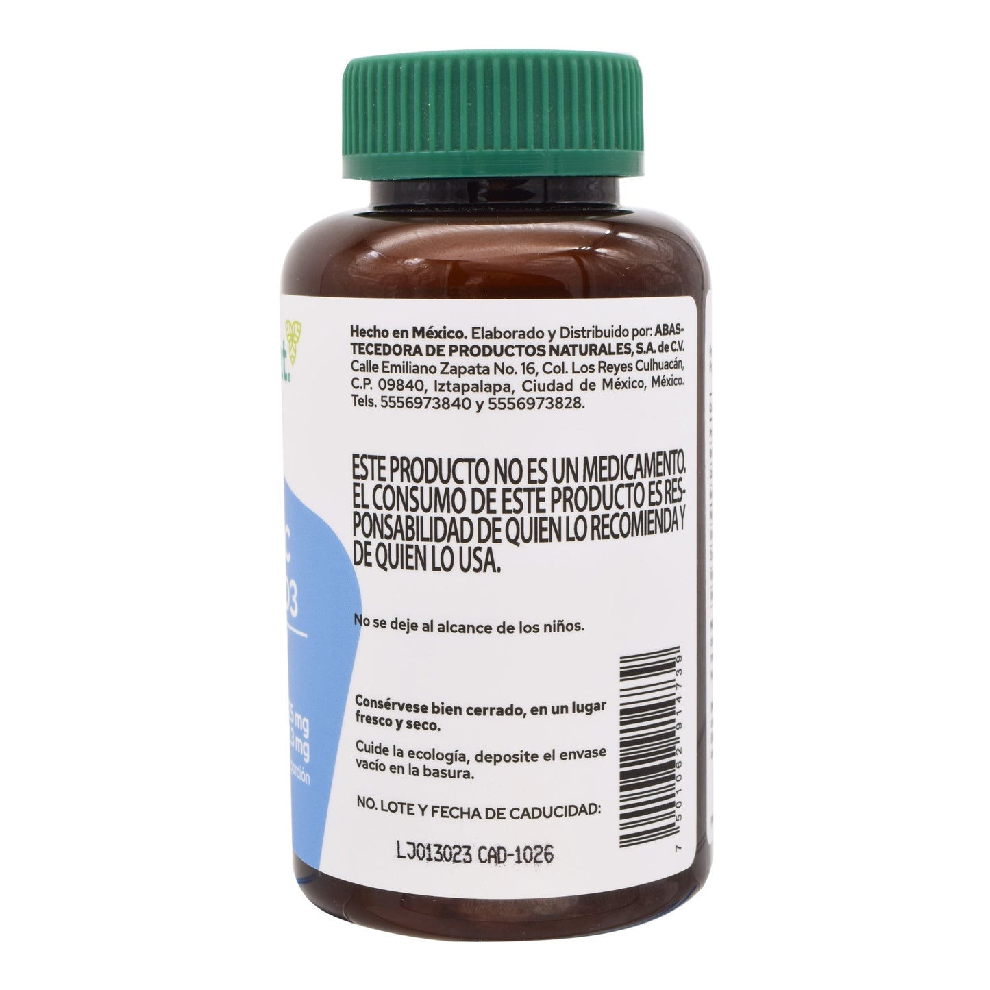 Magnesio Zinc Vitamina D3 90 Tabletas (PRONAT)