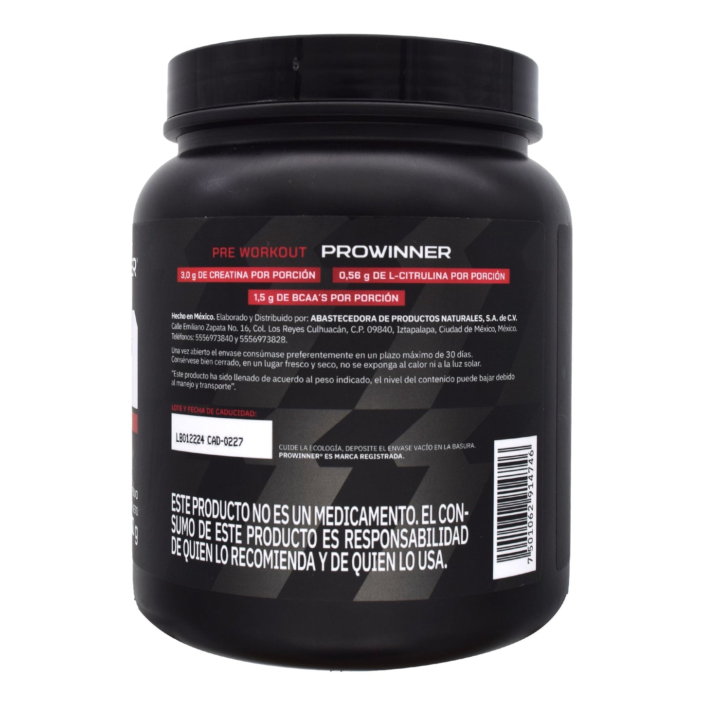 Pre Workout Sandia 450 G (PROWINNER)