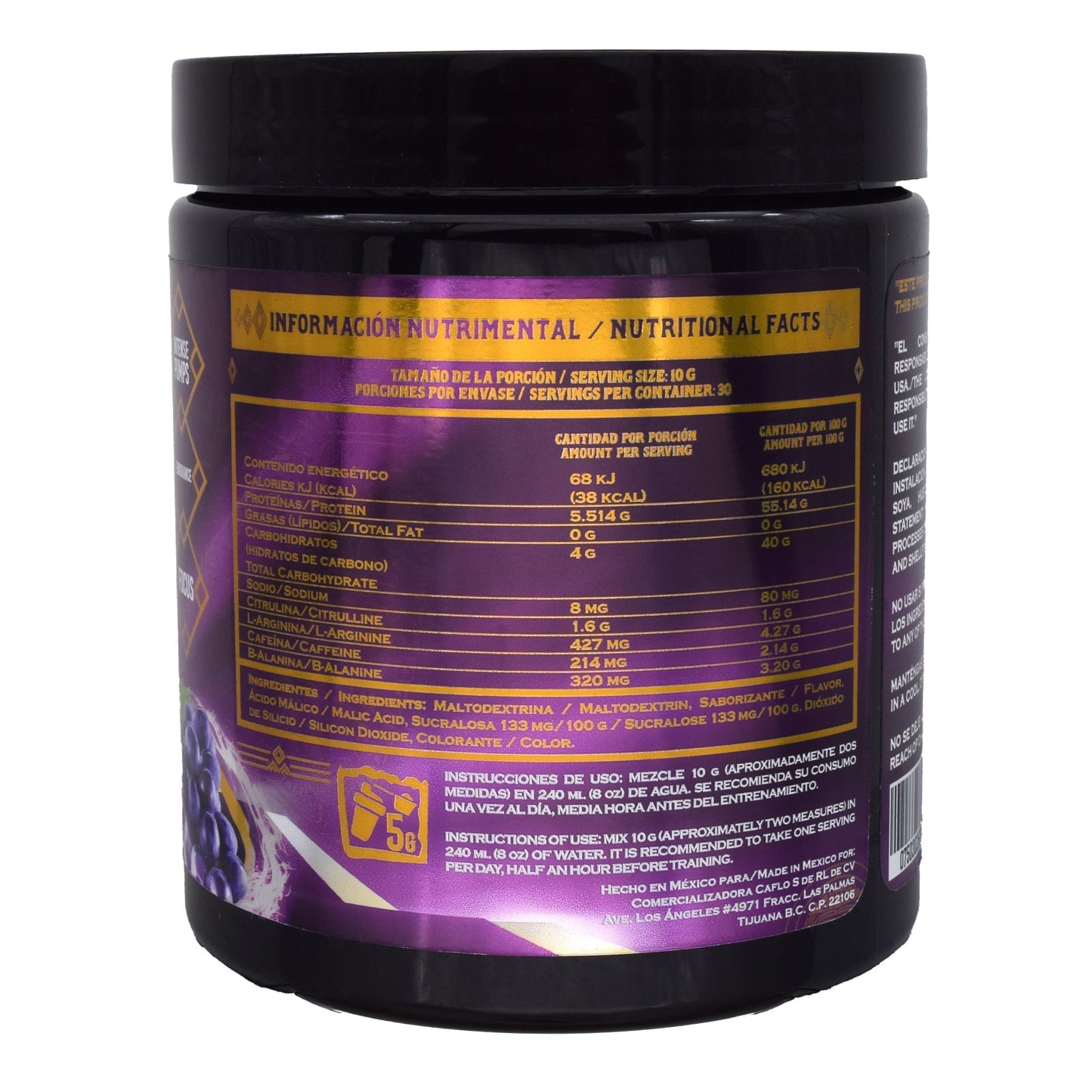 Pre Workout Uva 300 G (MGN)