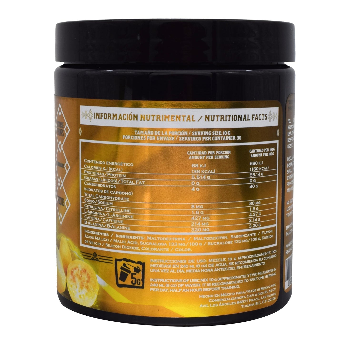 Pre Workout Guayaba 300 G (MGN)