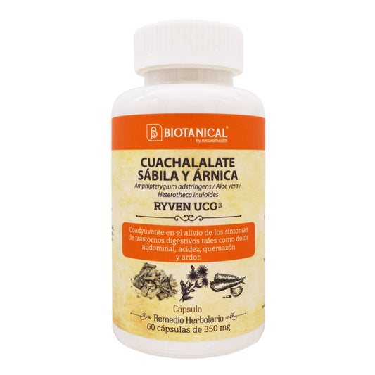 Cuachalalate Sabila Y Arnica 60 Cápsulas (BIOTANICAL)
