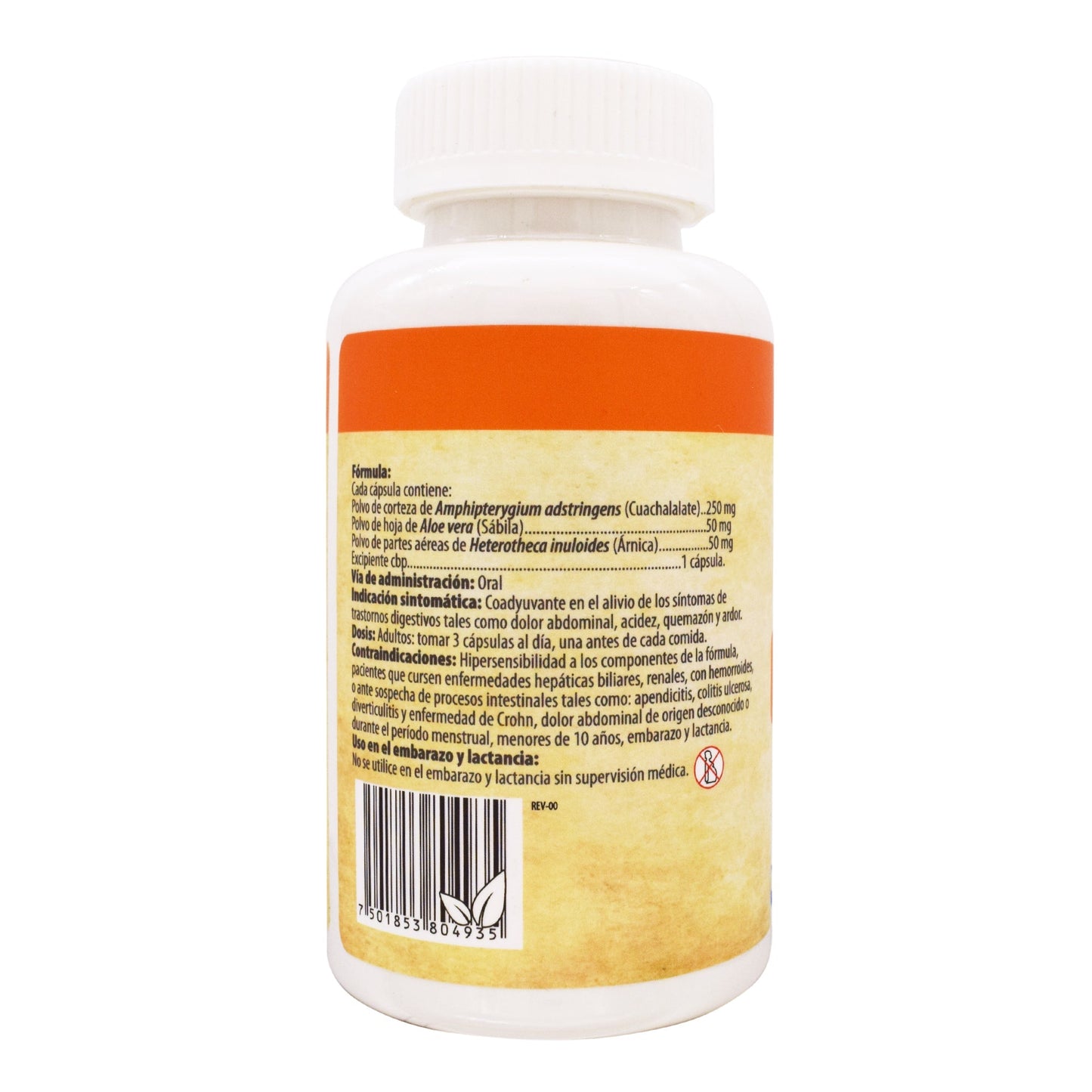 Cuachalalate Sabila Y Arnica 60 Cápsulas (BIOTANICAL)