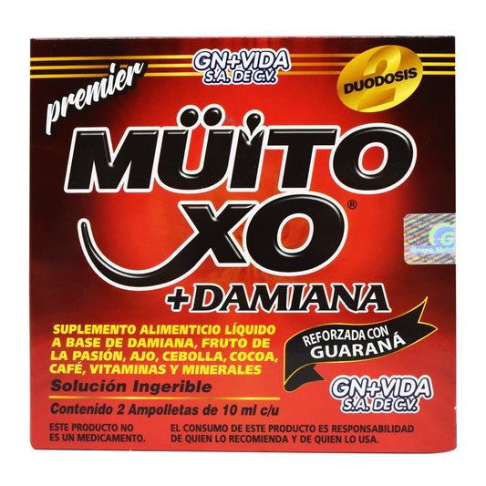 Muito Cxo Damiana 2 Amp 10 Mililitros (GN + VIDA)