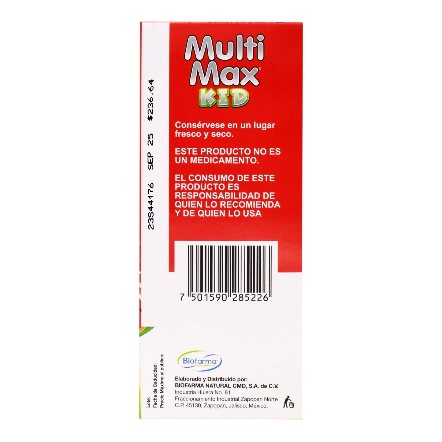 Jarabe Multimax Kid Sandia 240 Mililitros (CMD)
