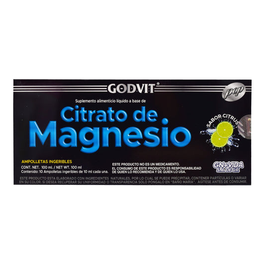 Citrato De Magnesio Citrus 10 Amp (GN+VIDA)