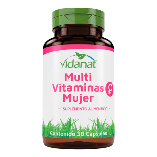 Multivitaminico Mujer 30 Cápsulas (VIDANAT VITAMINAS)