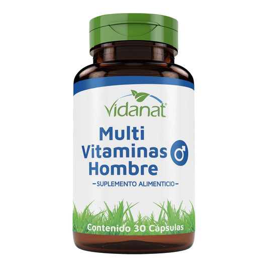 Multivitaminico Hombre 30 Cápsulas (VIDANAT VITAMINAS)
