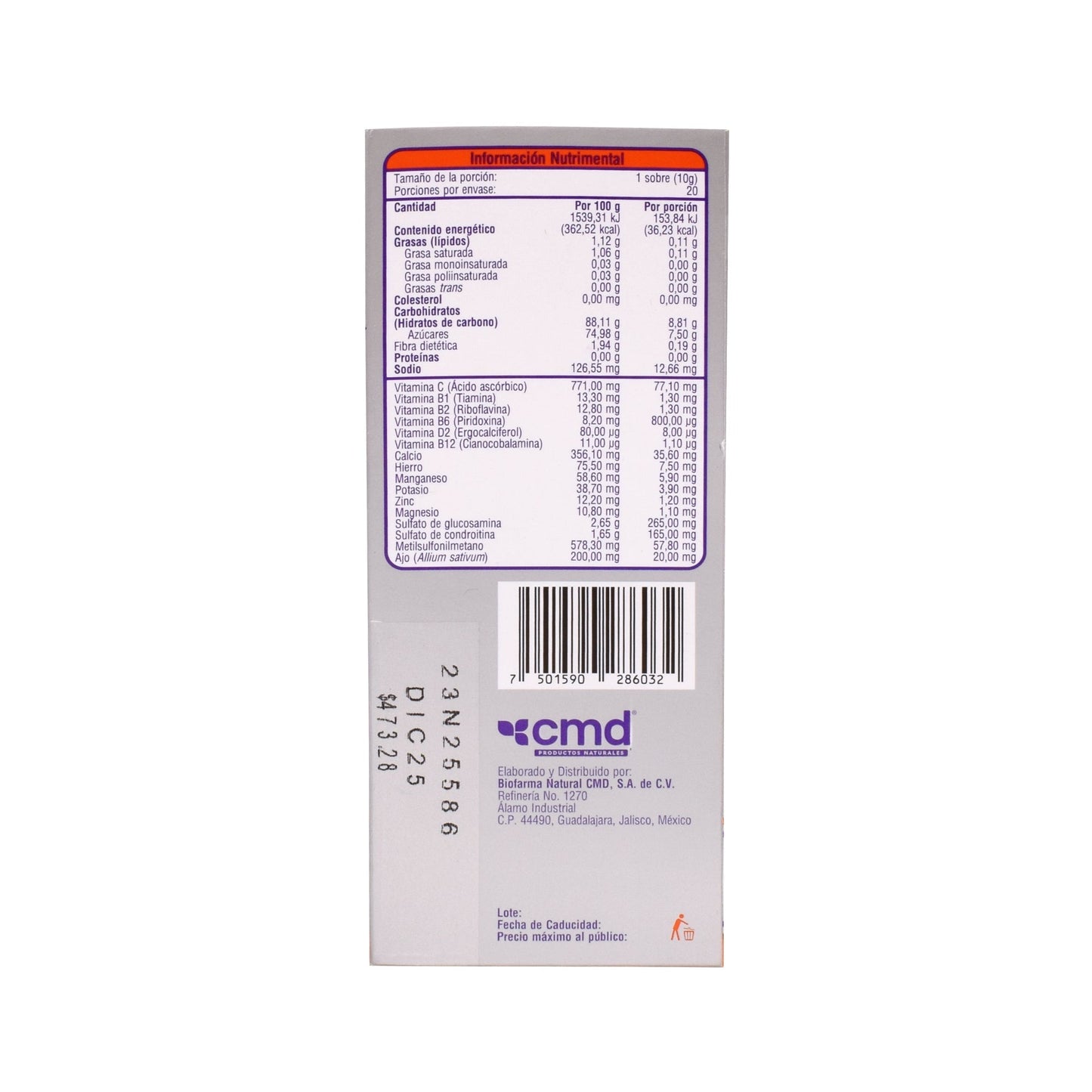 Multimix Fx Arandano Fresa 20 Sob (CMD)