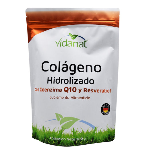 Colageno Hidrolizado Con Coenzima Q10 Y Resveratrol 300G (VIDANAT/VITAMINAS)